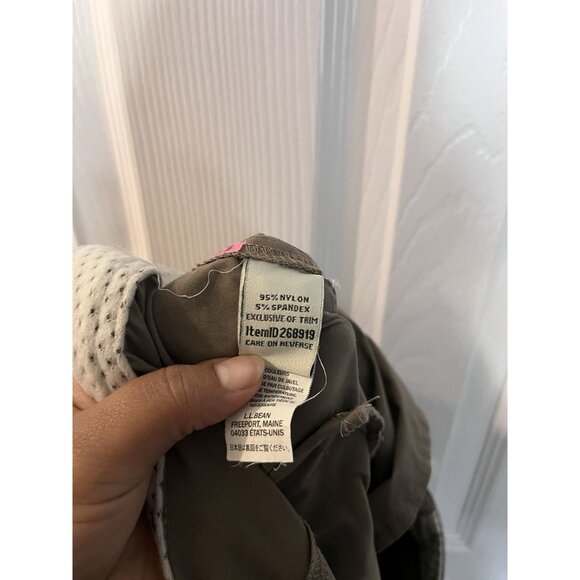 Women's L.L. Bean Tan Adjustable Hiking Pants Size 14 Gorpcore Athleisure - Picture 8 of 8